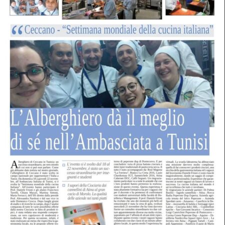 articolo giornale su zafferano saraceno
