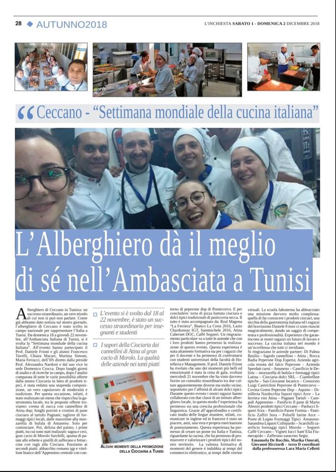 articolo giornale su zafferano saraceno