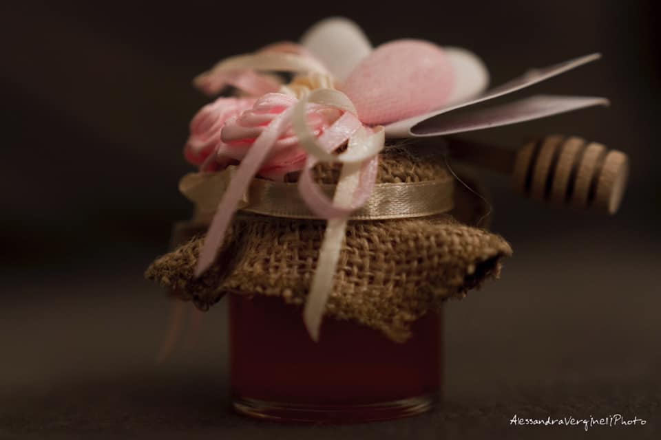 bomboniera battesimo con zafferano saraceno