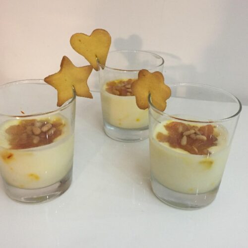 pere yogurt zafferano