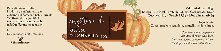 confettura zucca e cannell